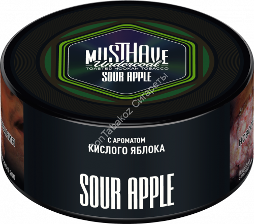Табак для кальяна MustHave – Sour Apple 25 гр. оптом   