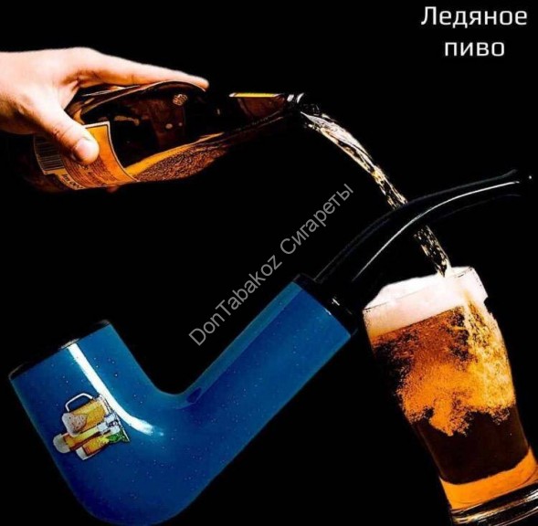 Электронная сигарета Tik-Tok Трубка 1200 2% Ледяное пиво оптом 