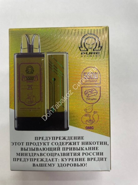 Электронная сигарета Pure Atomist 5500 2% OMG оптом 