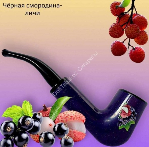 Электронная сигарета Tik-Tok Трубка 1200 2% Черная смородина-личи оптом 