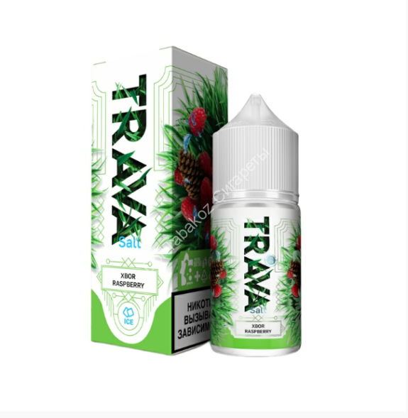Жидкость для вейпа TRAVA SALT Малина-хвоя 30 мл оптом 
