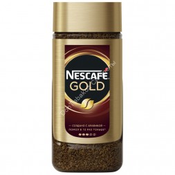 Кофе молотый в растворимом Nescafe Gold 95 г оптом