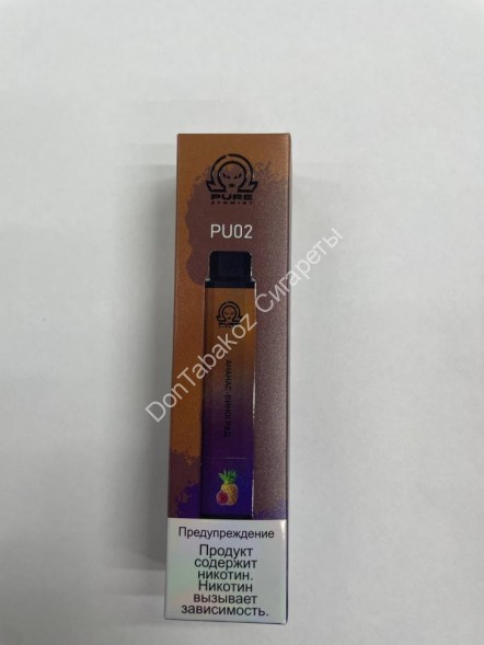 Электронная сигарета Pure Atomist PU02 4500 2% Ананас-виноград оптом 