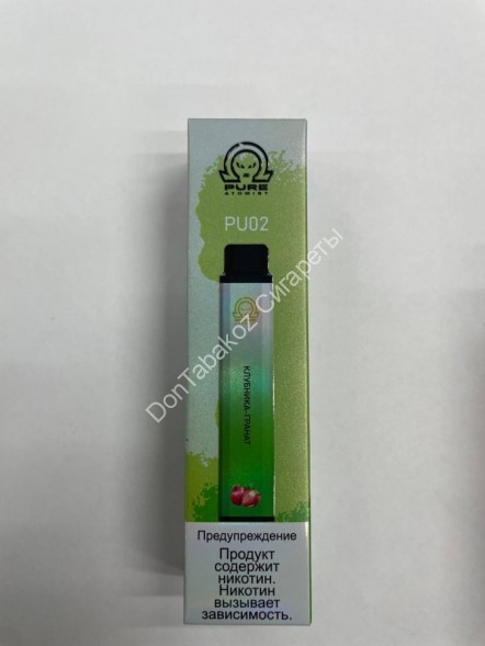 Электронная сигарета Pure Atomist PU02 4500 2% Клубника-гранат оптом 