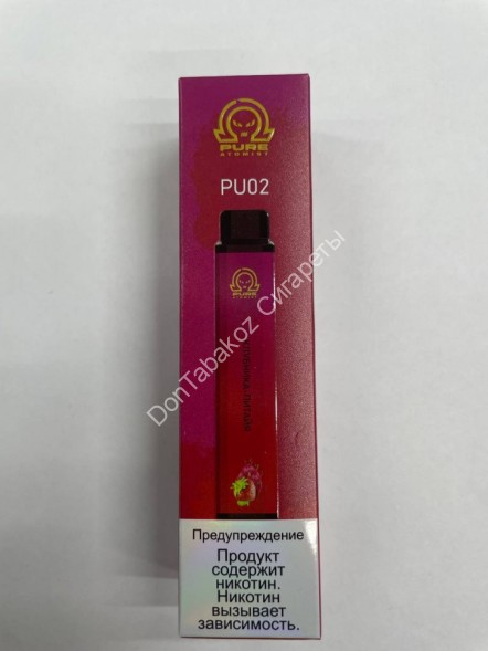 Электронная сигарета Pure Atomist PU02 4500 2% Клубника-питайя оптом 