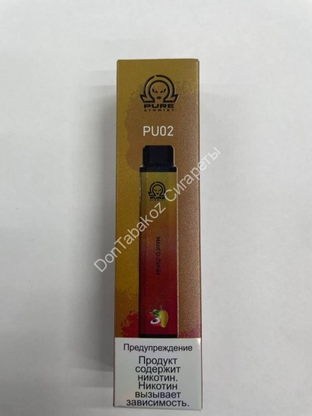 Электронная сигарета Pure Atomist PU02 4500 2% Манго-личи оптом 