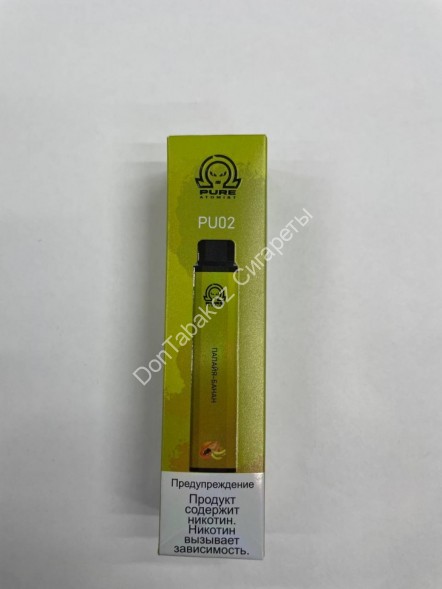 Электронная сигарета Pure Atomist PU02 4500 2% Папайя Банан оптом 