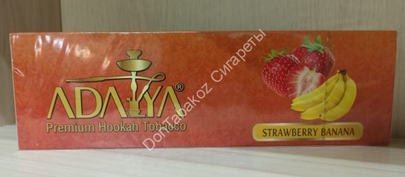 Табак Adalya Strawberry Banana 50гр оптом 