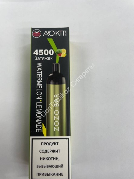 Электронная сигарета Aokit Zozo Bar 4500 2% Арбузный лимонад оптом 