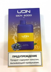 Электронная сигарета UDN BLUEBERRY ORANGE JUICE GEN 2 6000 оптом
