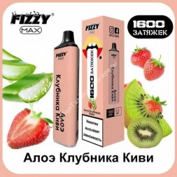 Электронная сигарета Fizzy Max 1600 2% Алоэ-клубника-киви оптом