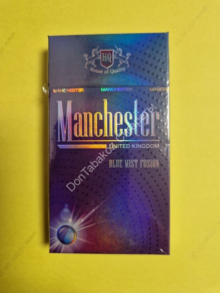 Сигареты Manchester Blue Mist Fusion Superslims оптом 