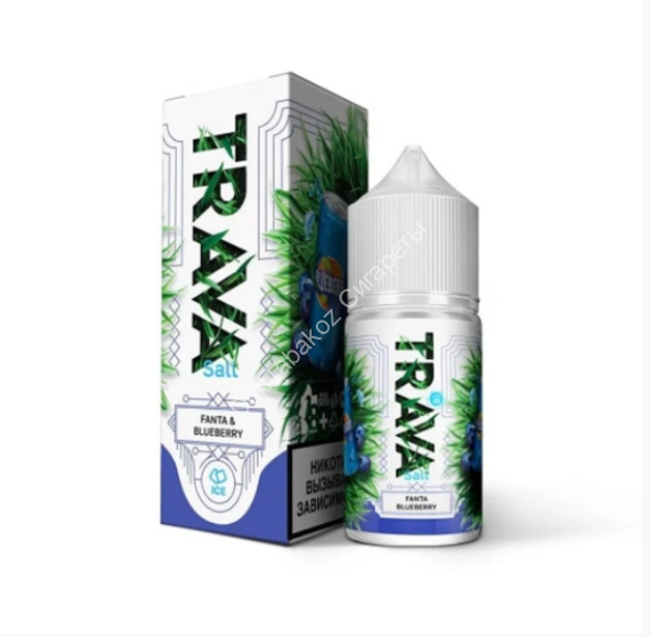 Жидкость для вейпа TRAVA STRONG Черничная фанта 30 мл оптом 