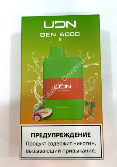 Электронная сигарета UDN GEN 2 MIXED FRUITS 6000 оптом 
