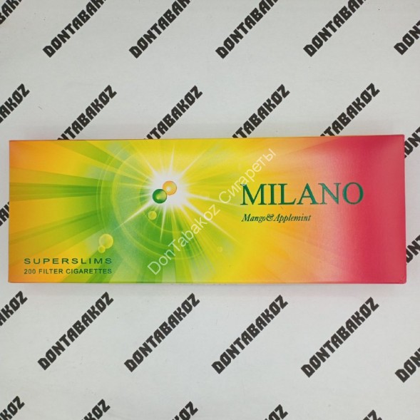Сигареты Milano Mango&amp;Applemint Super Slims Оптом 
