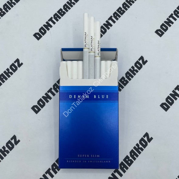 Сигареты Platinum Seven Denim Blue SuperSlim Оптом 