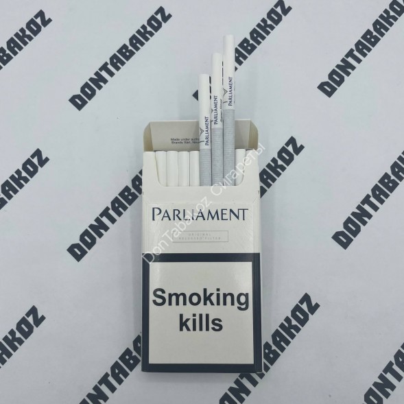  Сигареты Parliament Aqua Super Slims White Оптом 