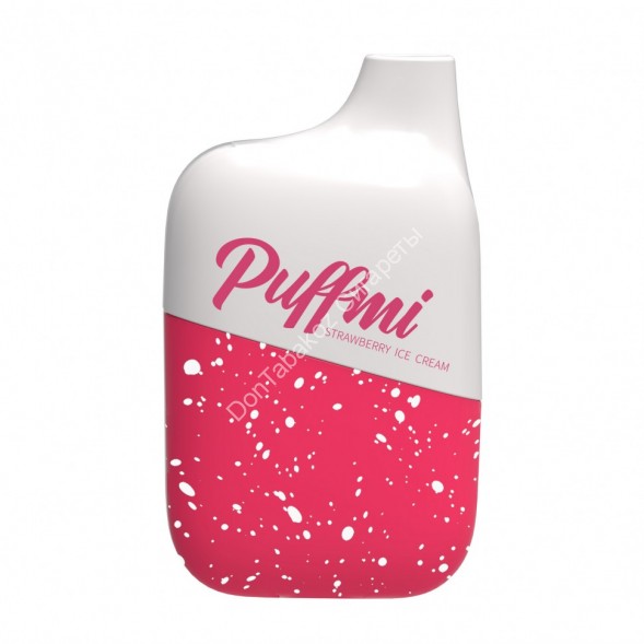 Электронная сигарета Puffmi DY4500 4500 2% Клубничное Мороженое оптом 