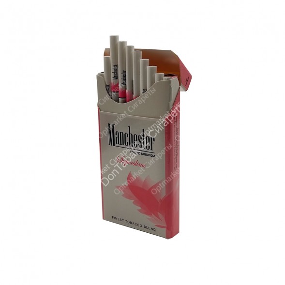 Сигареты Manchester Pink Superslims оптом 