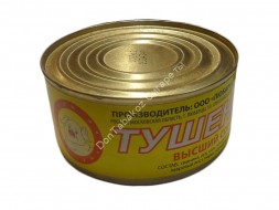 Свинина тушеная высший сорт Любарушкин продукт 325 г оптом
