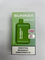 Электронная сигарета Sunray Mesh Coil 5000 2 % Арбуз-малина-виноград оптом