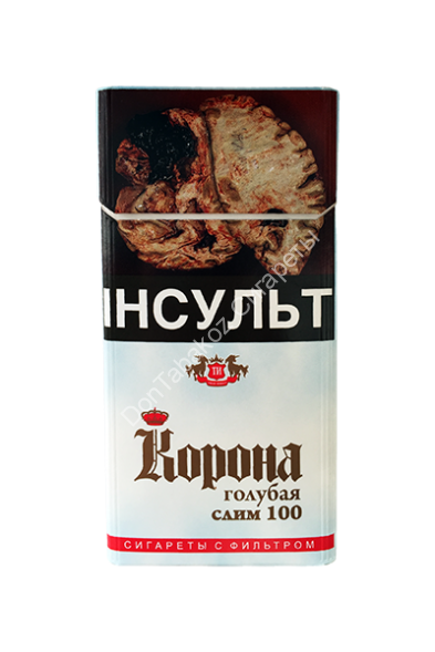 Корона Слим Голубая 100 оптом 